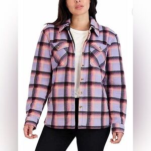 SAGE Collective Sherpa Lined Shirt Jacket